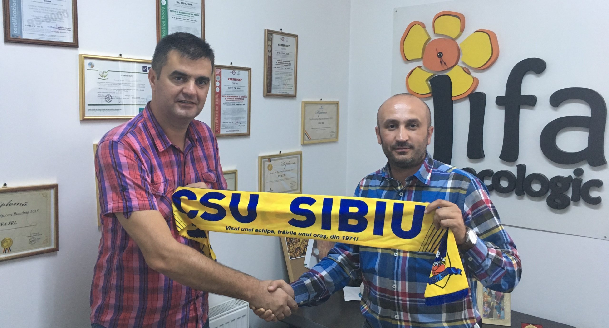 Încă un sponsor se alătură lui CSU Sibiu!