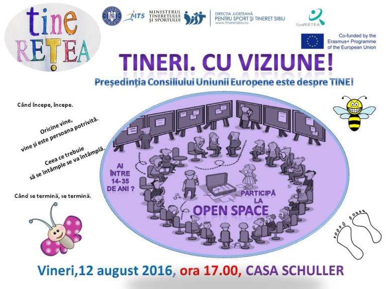 Tinerii din Mediaș, chemați să-și spună părerea despre prioritățile în domeniul tineretului
