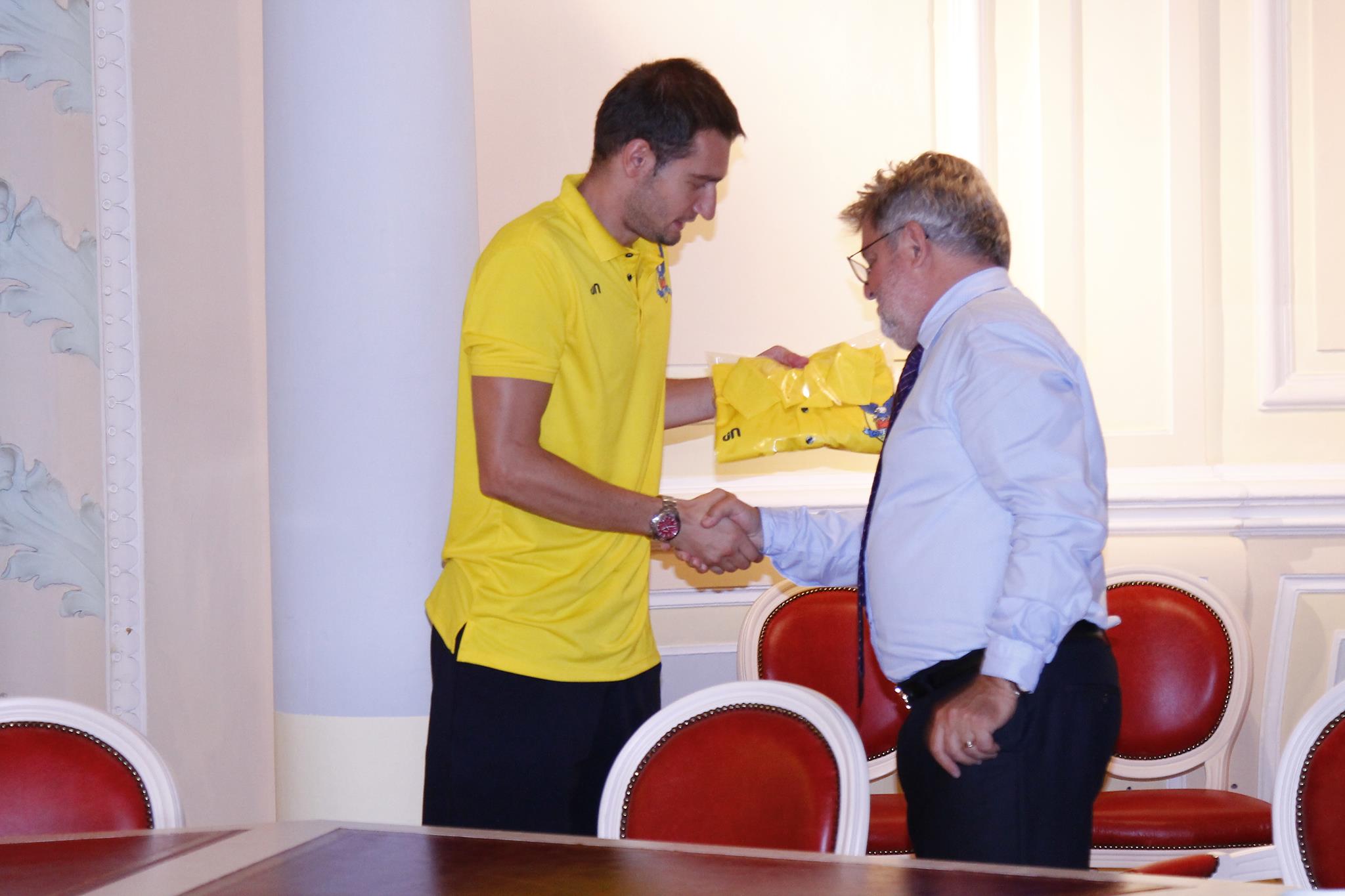 „Hai CSU, Hai echipa de suflet a Universităţii sibiene”! Reprezentanţii CSU s-au întâlnit astăzi cu rectorul ULBS