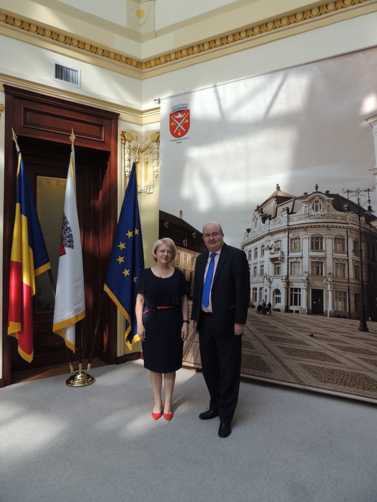 Paul Brummell, Ambasadorul Marii Britanii în România, la Sibiu