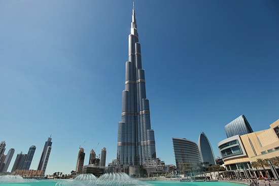 Pădure tropicală pe un zgârie-nori, în Dubai