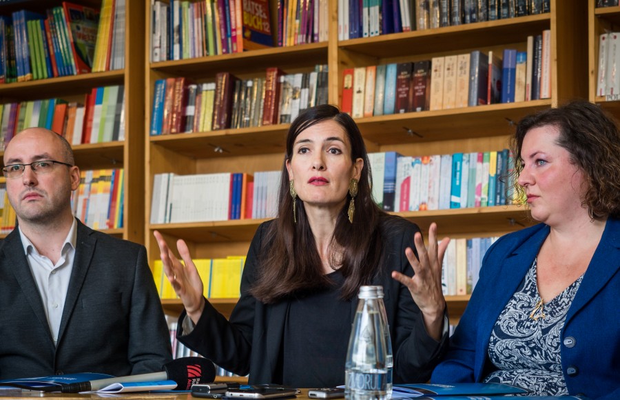 Clotilde Armand, fost candidat la o primărie din capitală, prezentă la Sibiu pentru USR