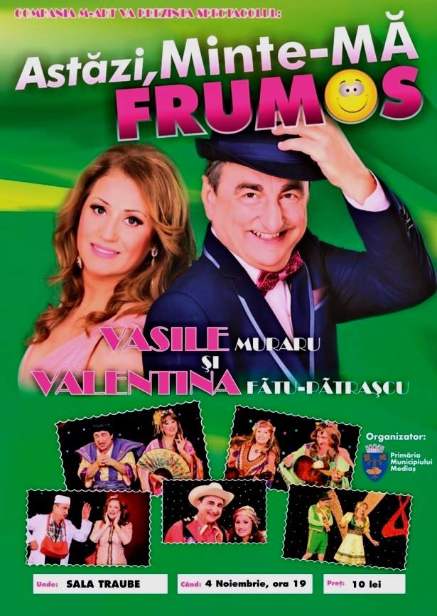Vasile Muraru și Valentina Fătu într-un spectacol de zile mari