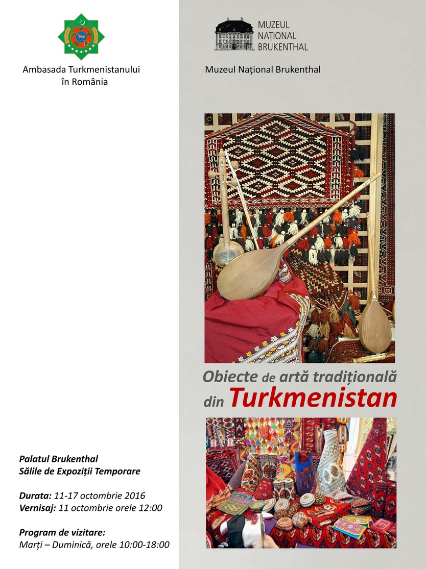 Creațiile artistice ale Turkmenistanului, la Brukenthal