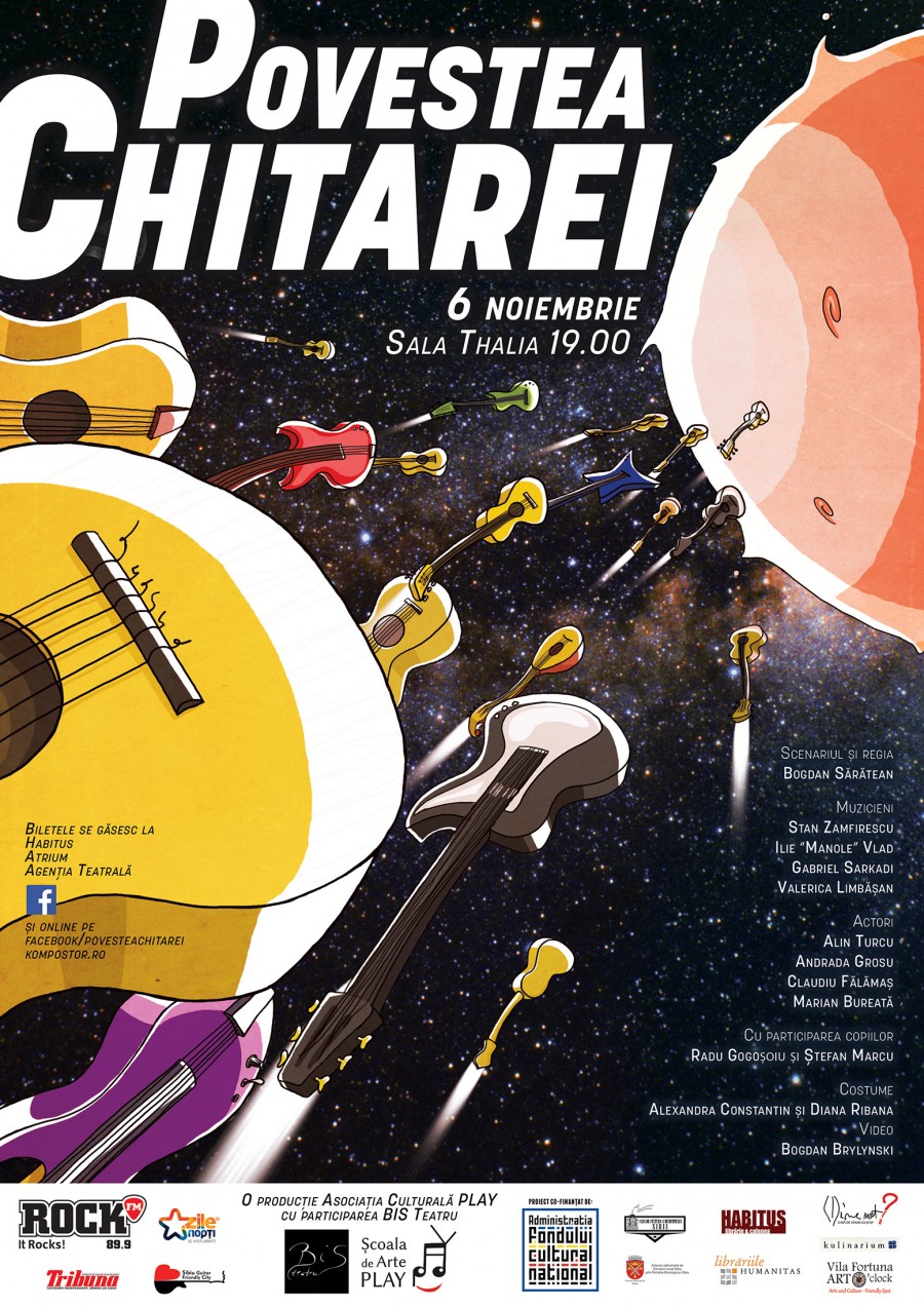 Povestea chitarei – parfum de teatru, cu un strop de muzică
