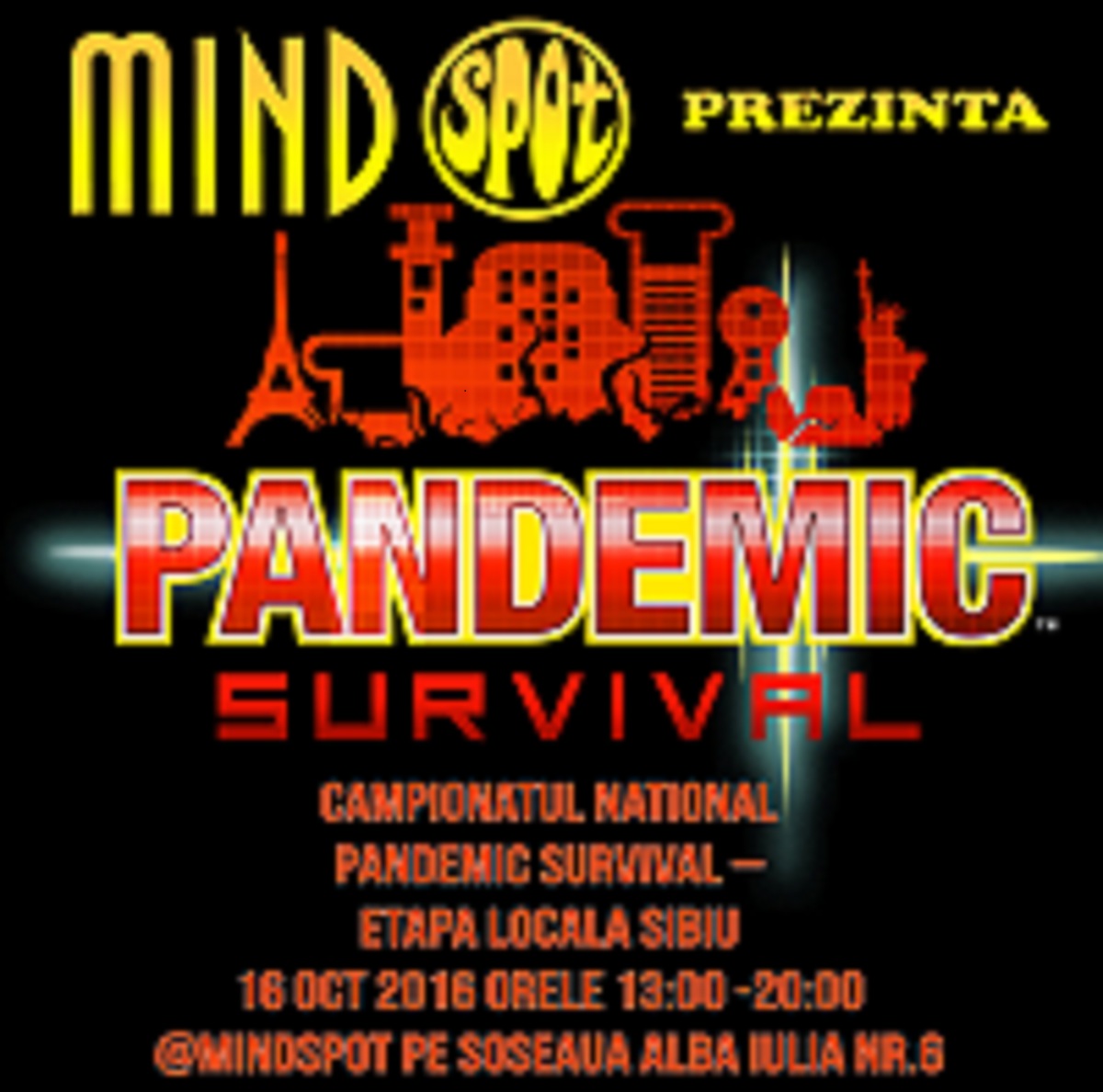 MINDSPOT PREZINTĂ :  CAMPIONATUL NAȚIONAL DE PANDEMIC SURVIVAL