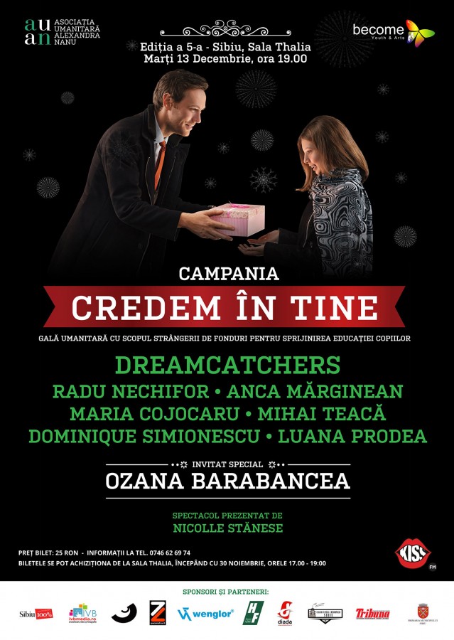 Gala Umanitară, eveniment de excepție în decembrie