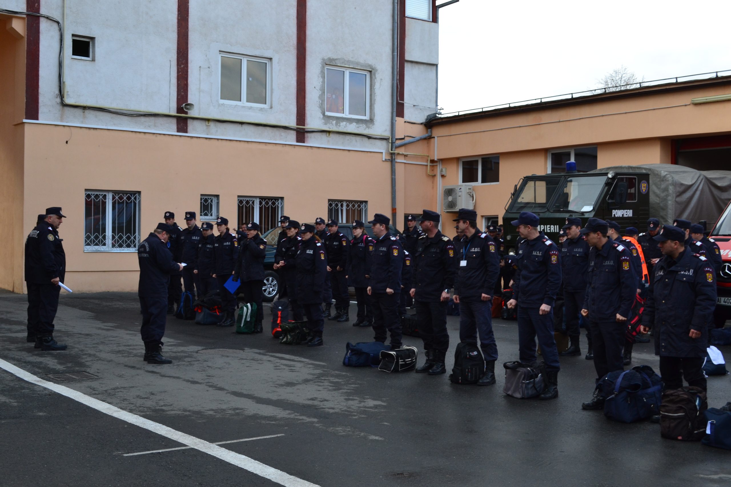 FOTO: Seism 2016 – exercițiu amplu cu forțe din toată țara. ISU Sibiu în alertă
