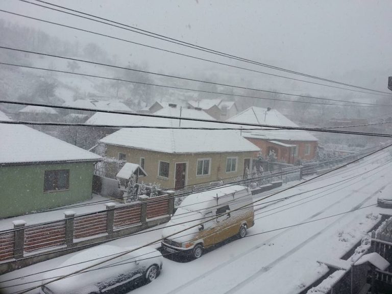 Avertizare de ninsori pentru Sibiu, până duminică