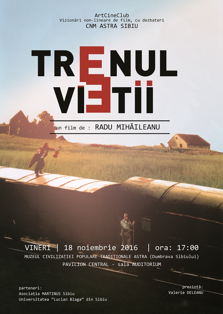„Trenul vieții” oprește, vineri, la Muzeul Astra