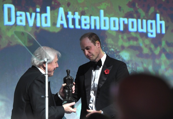 David Attenborough, premiat de Prințul William