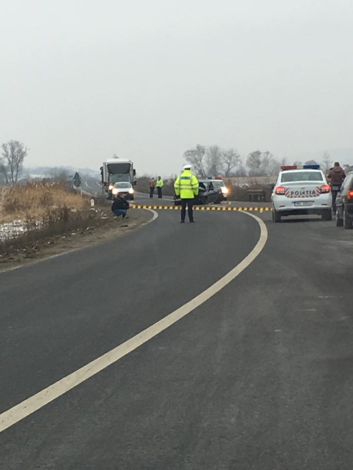 Un nou accident pe DN 14: Nu a adaptat viteza şi a ajuns pe câmp