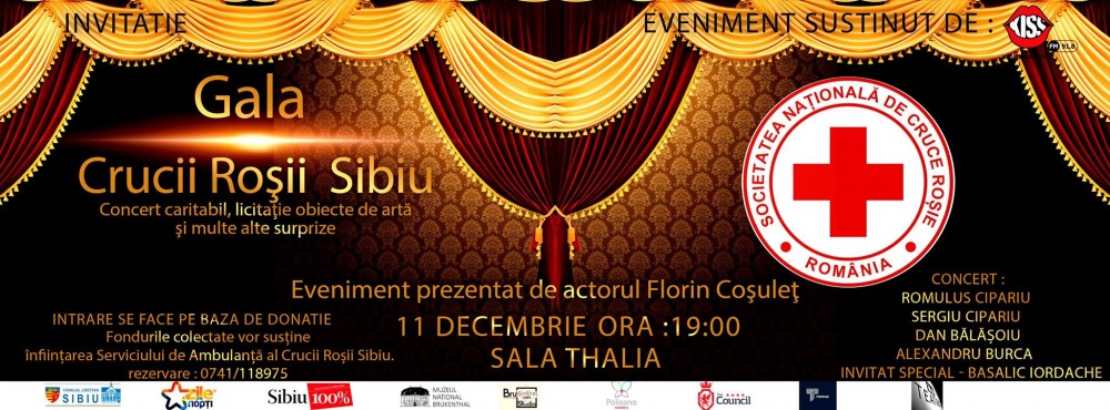 5000 de euro trebuie strânși duminică, la Gala Crucii Roșii