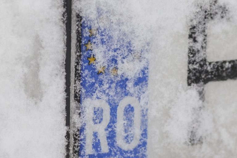 Cod galben de ger în toată ţara, temperaturi de -17 grade Celsius