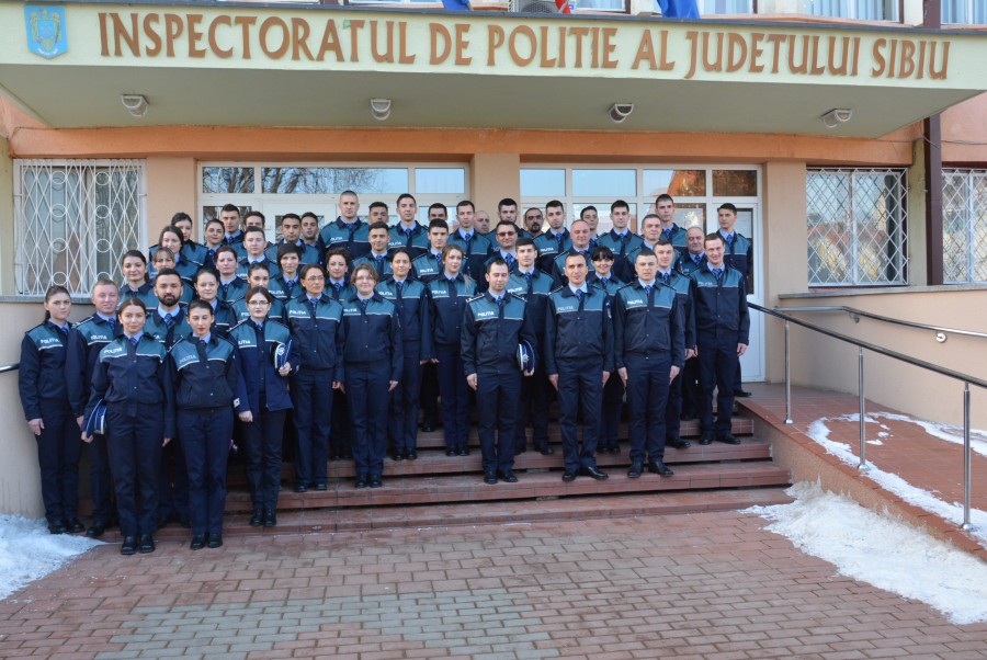 54 de polițiști au depus Jurământul de Credință