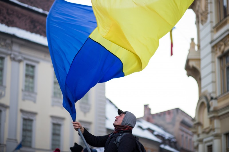 GALERIE FOTO: Protestul sibienilor in imagini