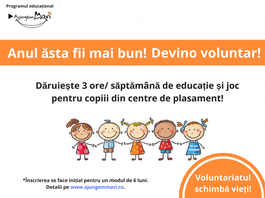 Dăruiește atenție copiilor din centrele de plasament!
