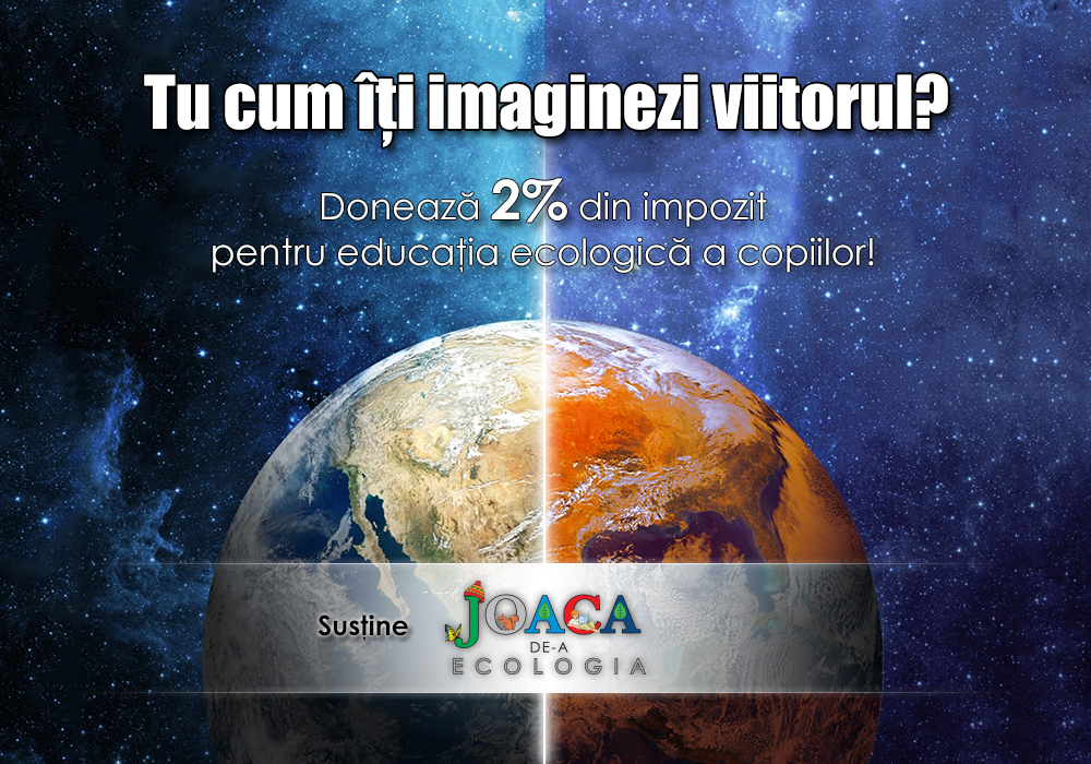 Donează 2% pentru educația ecologică a copiilor!