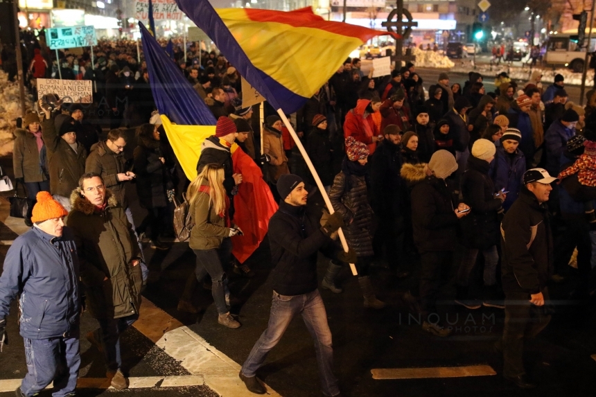 Un nou protest anunţat pentru marţi, în Bucureşti