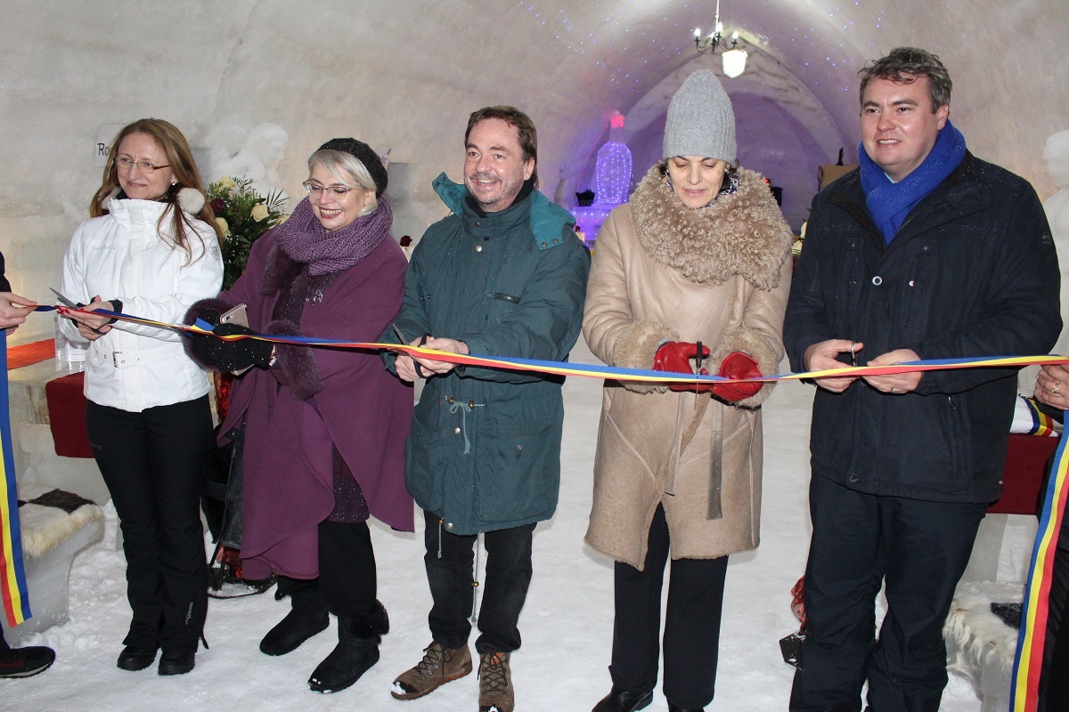 Maia Morgenstern a inaugurat cel de-al 12-lea hotel de gheaţă