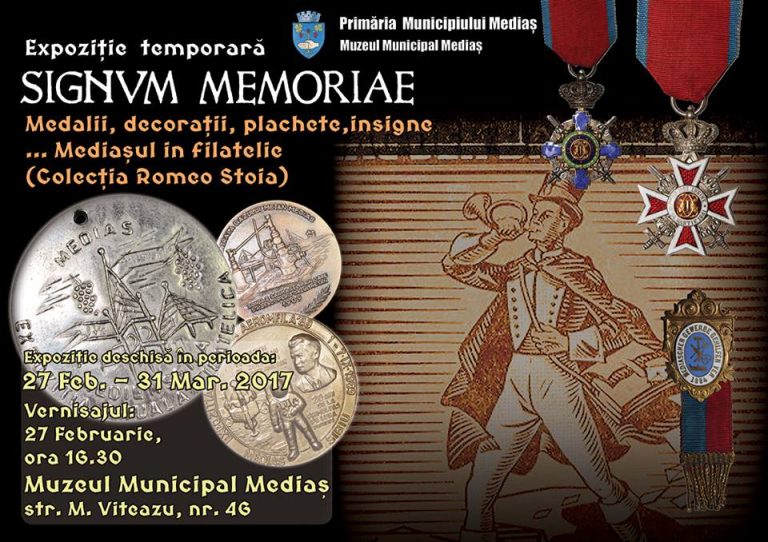 Expoziție-eveniment de medalii, decorații, plachete, insigne