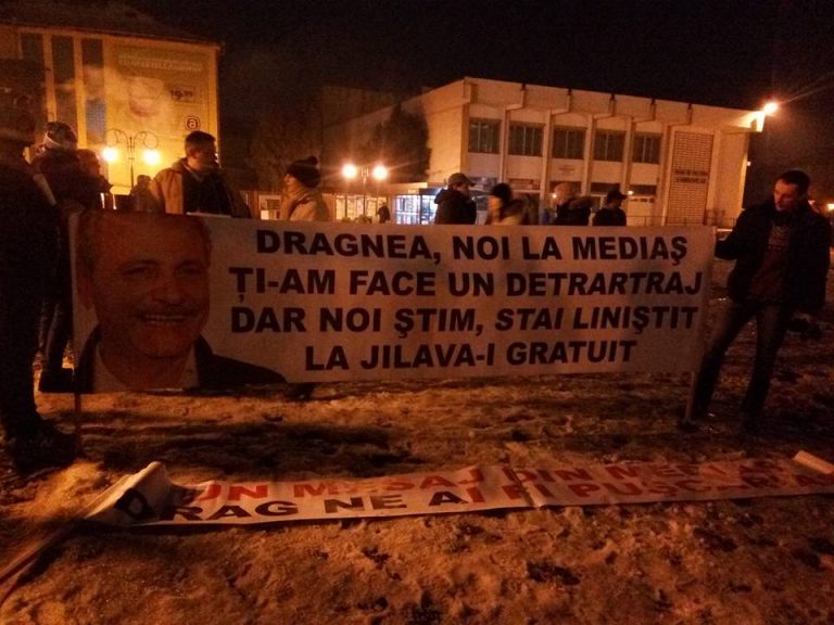 GALERIE FOTO – Mii de medieșenii au protestat în weekend