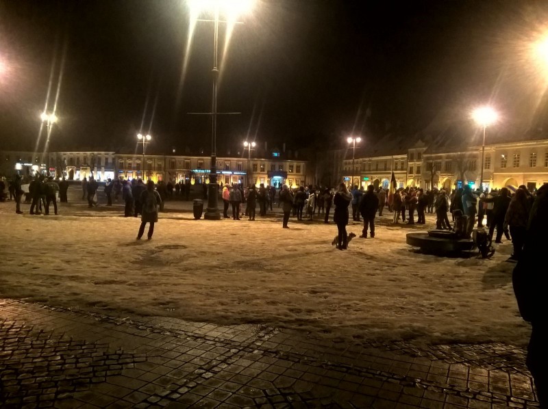 UPDATE: Sibienii, din nou in strada