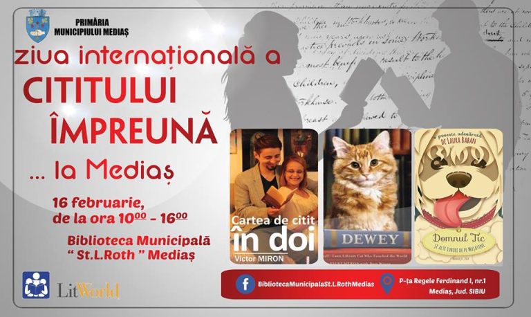 Ziua Internațională a Cititului împreună, la Sibiu și Mediaș