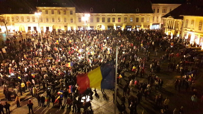 #rezist – Sibiul, in a sasea zi de proteste