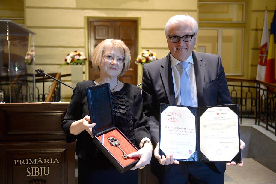 Un cetatean de onoare al Sibiului este noul președinte al Germaniei