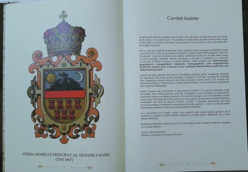 A fost lansat atlasul istorico-geografic al Sibiului