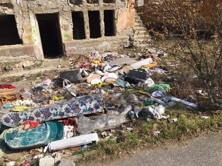 GALERIE FOTO – Imaginile rușinii: Groapă de gunoi în mijlocul cartierului