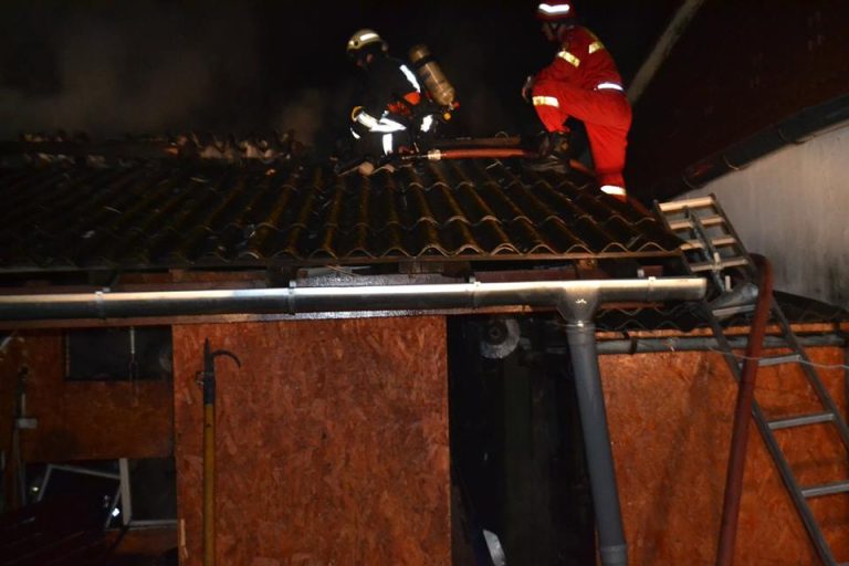 Incendiu în seara de Crăciun, în Sibiu