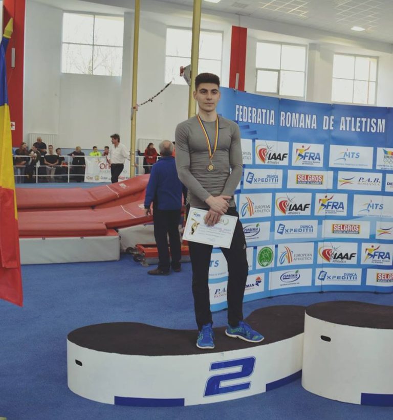 Atlet sibian, vicecampion național la 800 de metri