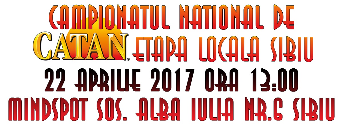 MindSpot si Ideal Board Games SRL organizează Campionatul național de Catan
