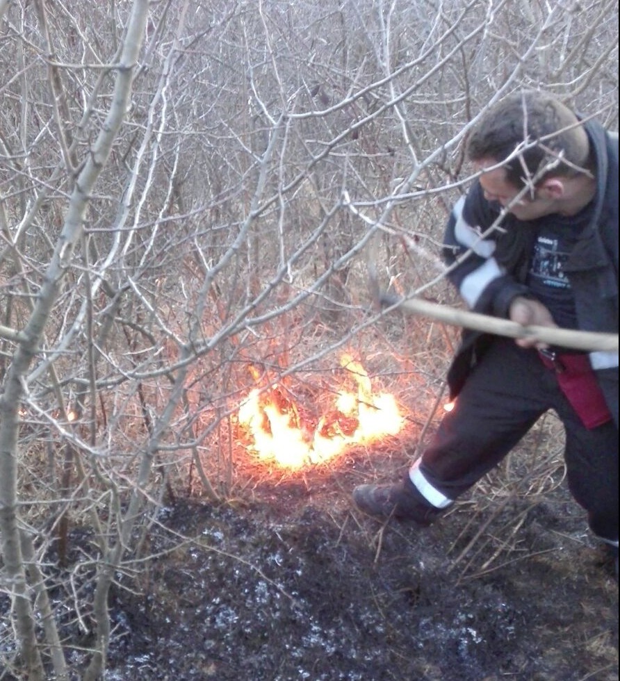 18 incendii de vegetatie, stinse de pompieri intr-o zi
