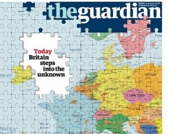 Presa britanică şi-a luat la revedere de la UE, după 44 de ani