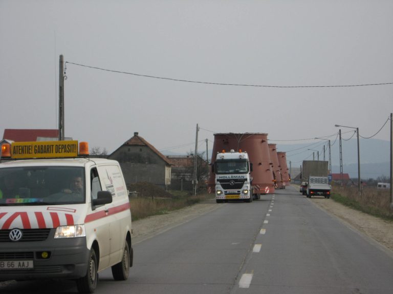 Transport agabaritic pe traseul Sibiu – Borş II