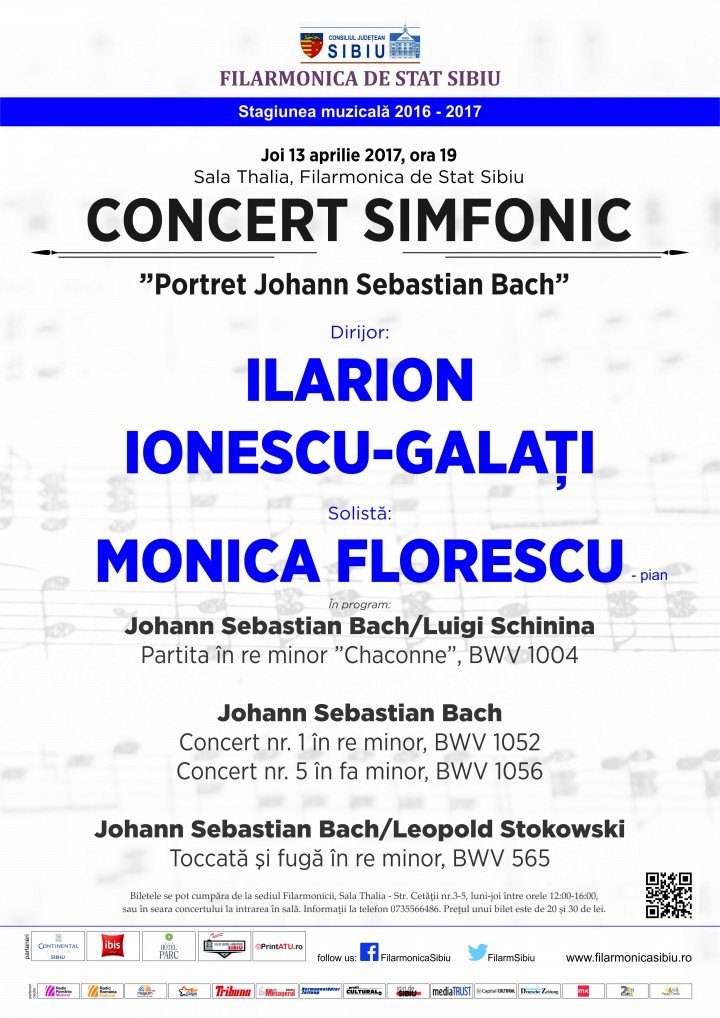 Portret „Johann Sebastian Bach” pentru melomanii sibieni