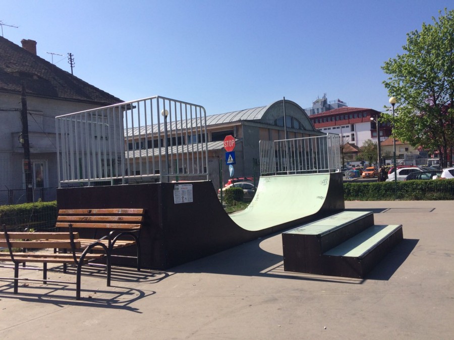 Nici n-a fost deschis și deja Skate Park-ul a avut nevoie de reparații