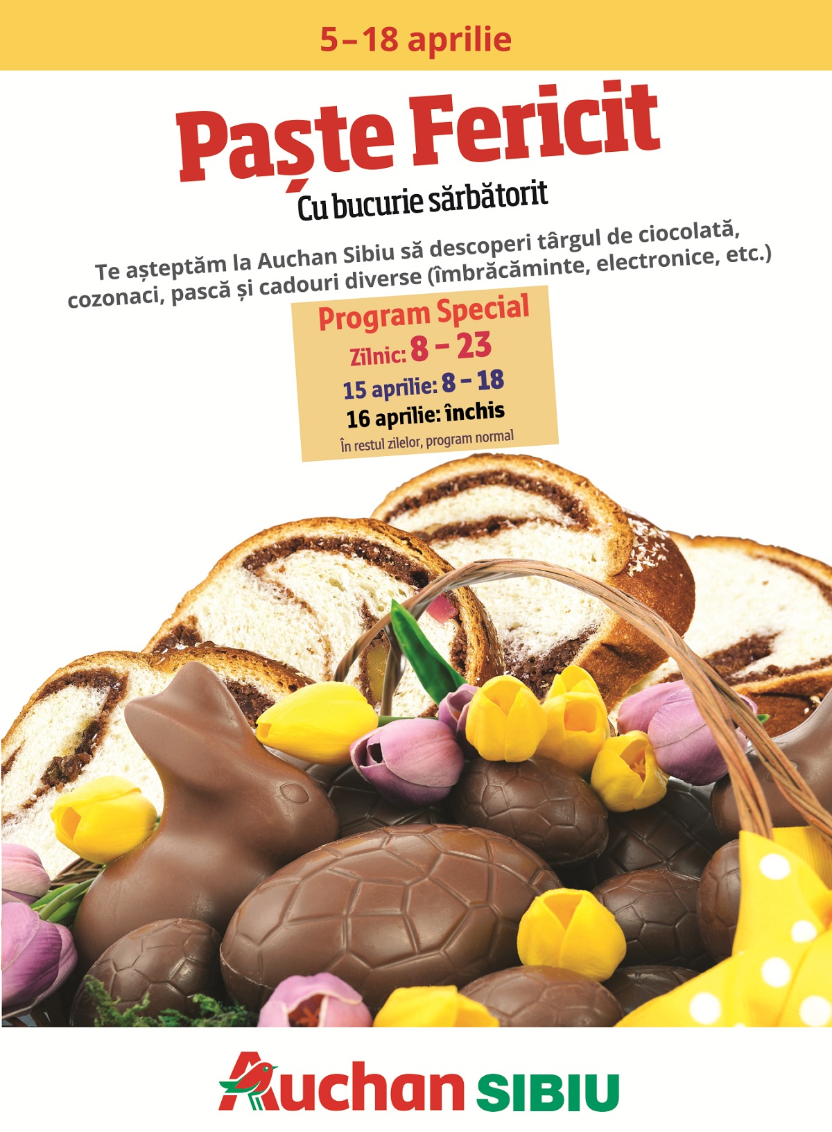 Auchan Sibiu s-a pregătit pentru Paște!