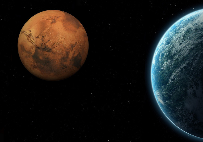 Marte a fost transformată într-o planetă uscată şi rece