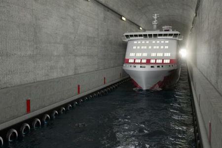 Norvegia va construi primul tunel pentru nave din lume