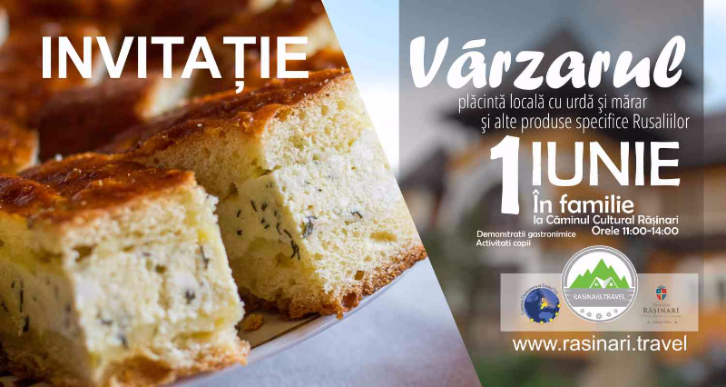 Rășinărenii vă invită de 1 iunie la Sărbătoarea Vărzarului!