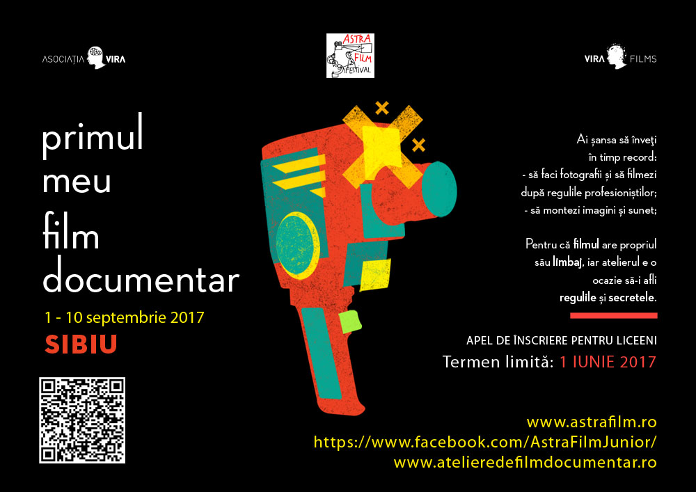 S-a deschis sesiunea de înscrieri la „Primul meu film”