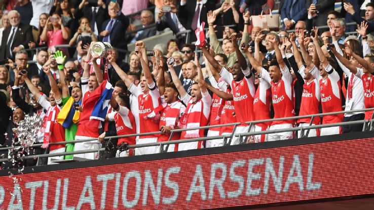Arsenal Londra a cucerit trofeul Cupei Angliei