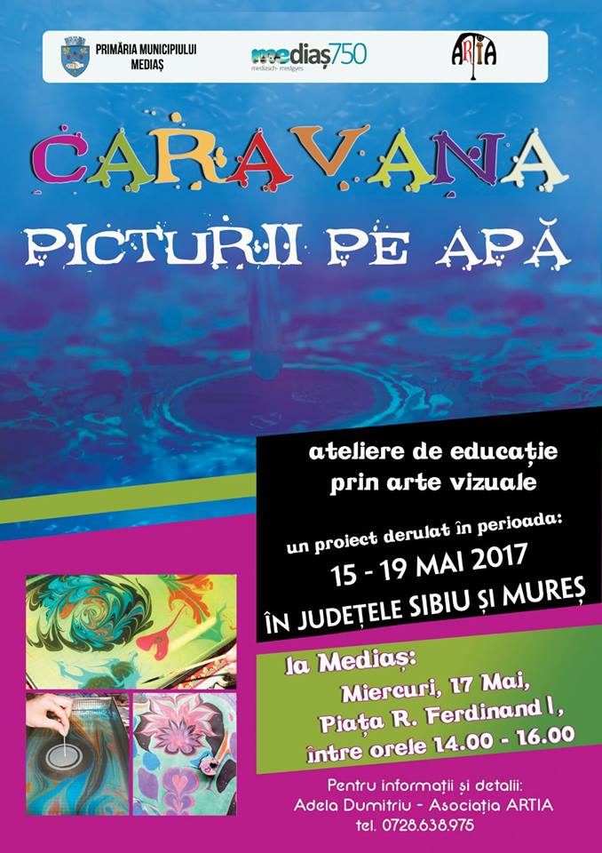 „Caravana Picturii pe apă” ajunge în oraș, miercuri, 17 mai