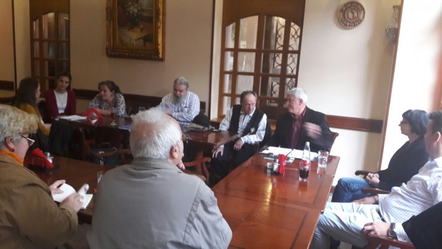 Mircea Diaconu la o cafea cu sibienii