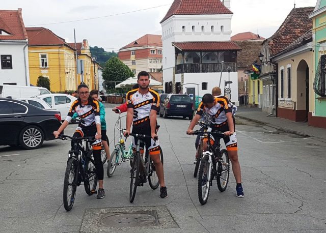 Ștafeta ciclistă SM a ajuns la Mediaș. Vineri este în Sibiu