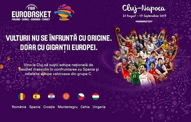 Bilete si abonamente pentru FIBA Eurobasket 2017